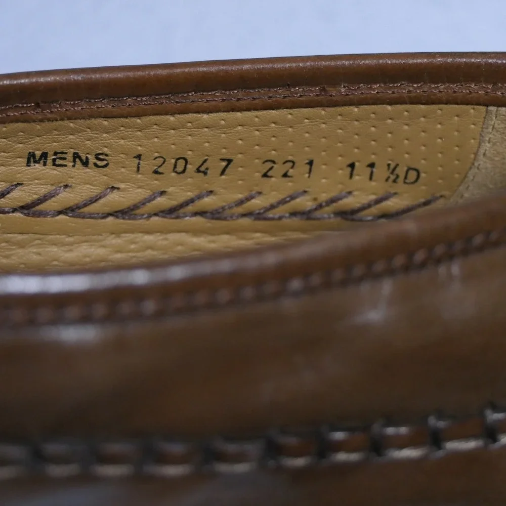 Florsheim Mens Tassel Loafers 11.5 D Brown Leather Bio Comfort 12047 Oxford